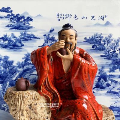 Tượng Thần Trà Men Chảy